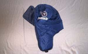 Tennessee Titans NFL Winter Trapper Hat with Fleece Lining and Buckle Strap